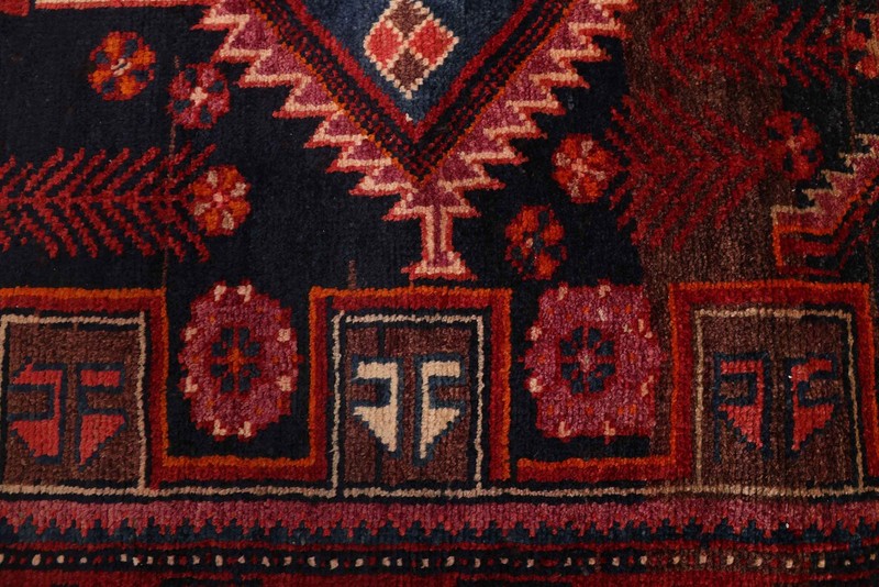 Vintage Hand-Knotted Area Rug 4'9" x 7'8" Traditional Oriental Wool Carpet gallery