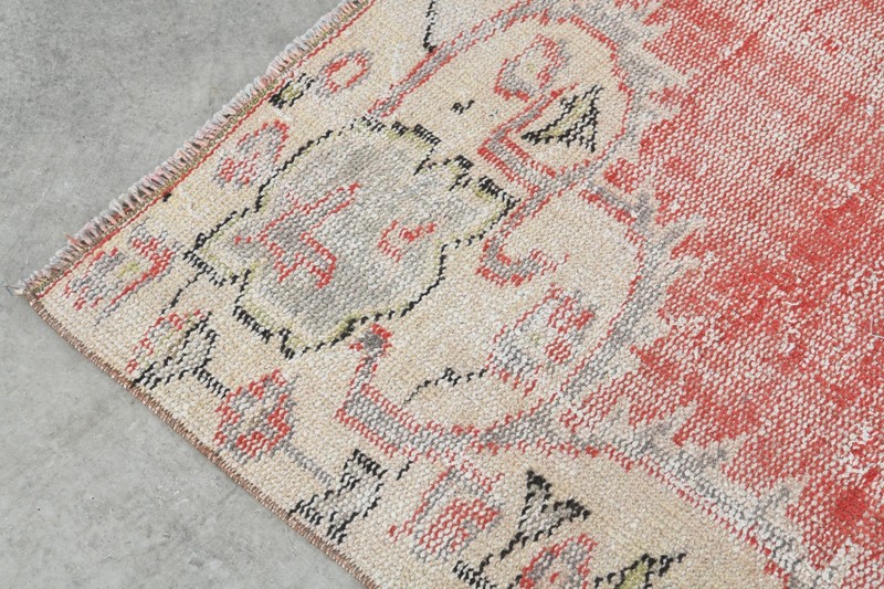 4x8 ft rugs, antique turkish carpet vintage oushak rug hand-knotted wool rug,395 gallery