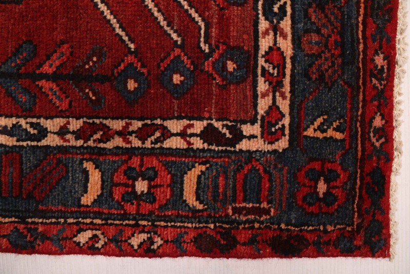 Vintage Hand-Knotted Area Rug 3'10" x 6'9" Traditional Oriental Wool Carpet gallery
