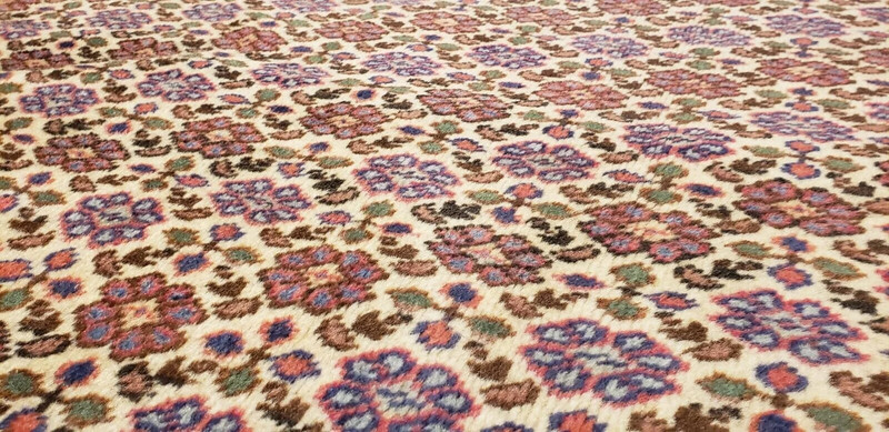 Magnificent Antique 1940's Wool Pile Vegy Dye Legendary Hereke Rug 7'4"×11'2" gallery