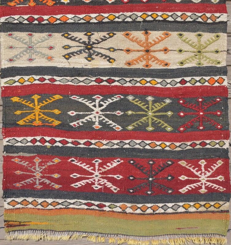 Turkish Rug 24''x80'' Oriental Runner Kilim Corridor Cicim Hallway 2x6 Size gallery