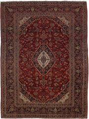 Hand-Knotted Vintage Oriental Rug Handmade Traditional Home Carpet Area 10X13 ft