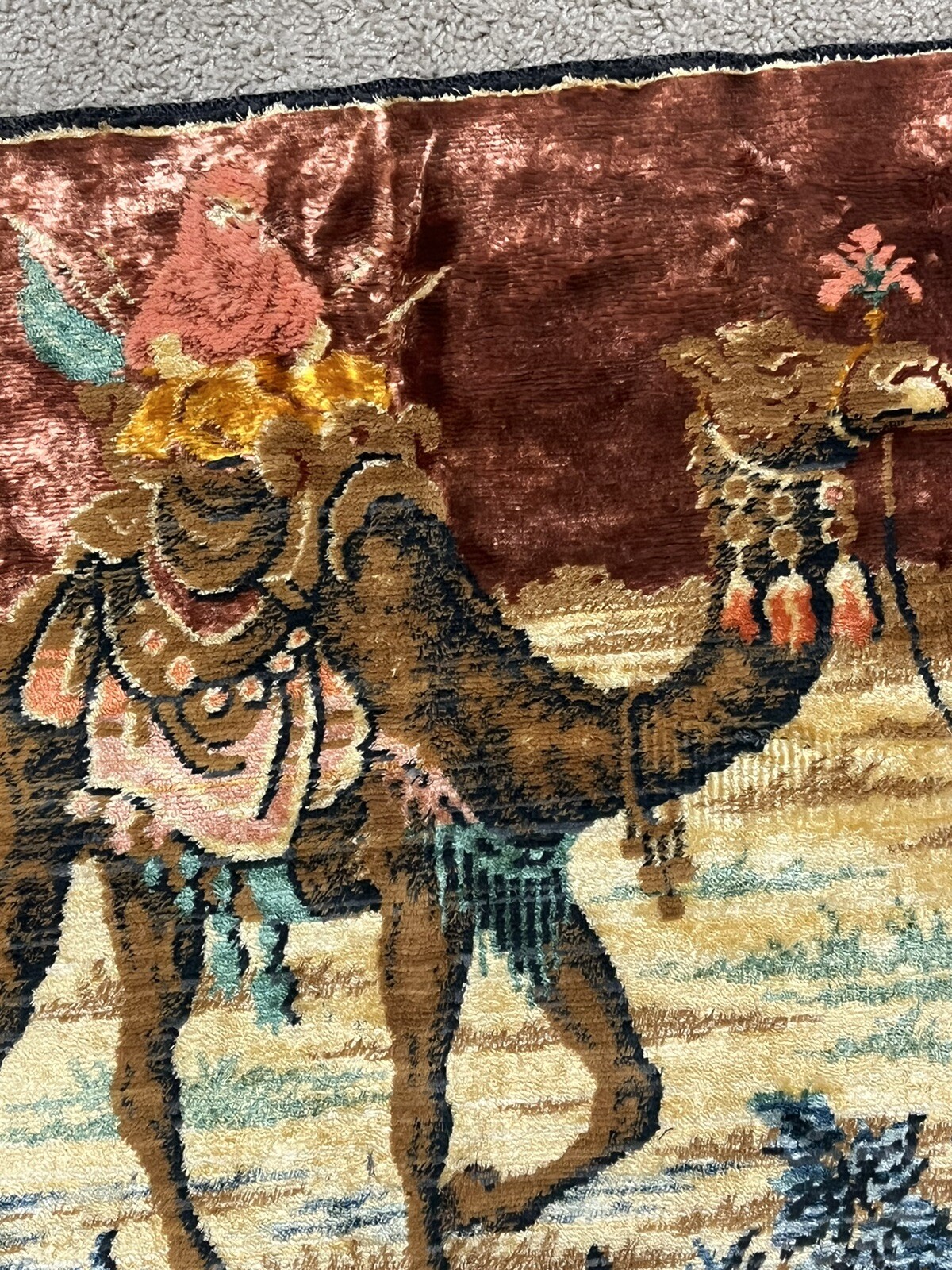 Vintage Middle Eastern Wall Tapestry gallery
