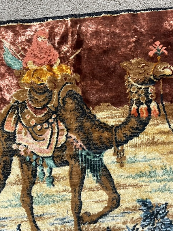 Vintage Middle Eastern Wall Tapestry gallery