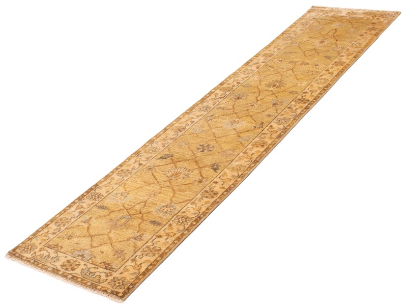 2'7" x 12'0" Vintage Hand-knotted Runner Rug Traditional Oriental Wool Carpet gallery