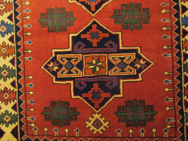 10 FEET RUNNER CAUCASIAN KAZAK TRIBAL HANDMADE-KNOTTED FINE SOFT WOOL RUG 581401 gallery