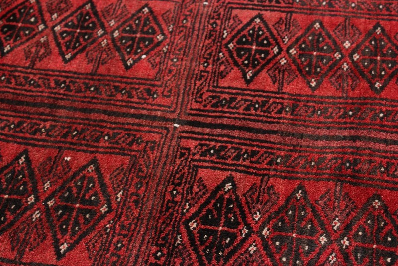 Traditional Vintage Hand-Knotted Oriental Carpet 3'7" x 9'6" Wool Area Rug gallery