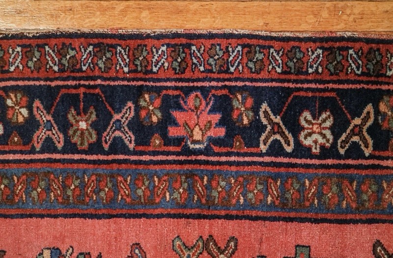 Antique Rich Colors Carpet Area Rug 4'4" x 6'7" Watermelon Kurdish gallery