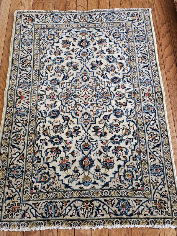 3.3 x 4.7 VINTAGE FINE USHAK RUG CAUCASIAN ANTIQUE SERAPI HERIZ KAZAK gallery