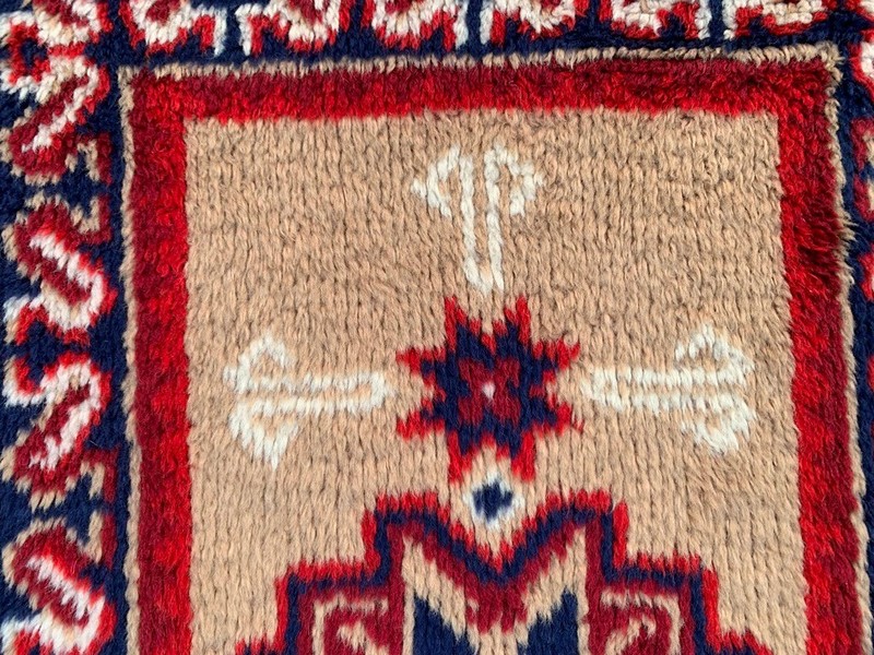 Vintage Mid-Century Scandinavian: Long-Pile Rya Shags, Traditional Rug (2x4 ft.) gallery
