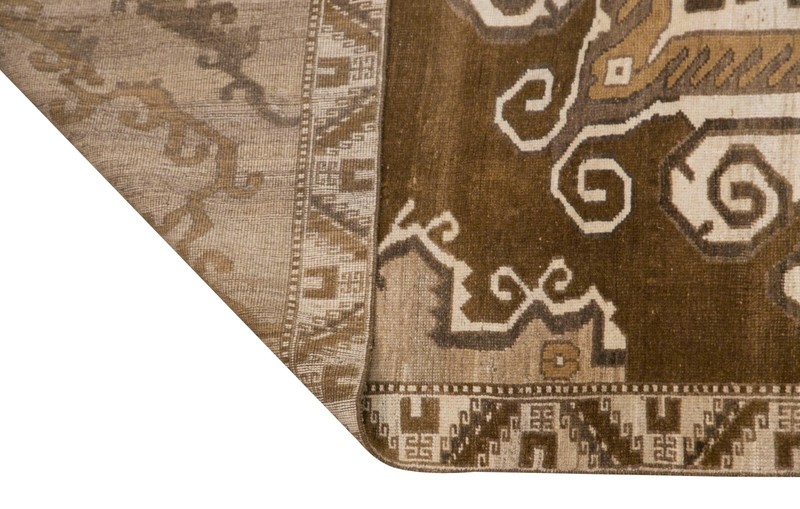 Area Rug, Turkish Rug, Vintage Rug, 6'4 x 10'1 feet, Kars Rug,Oriental Brown Rug gallery