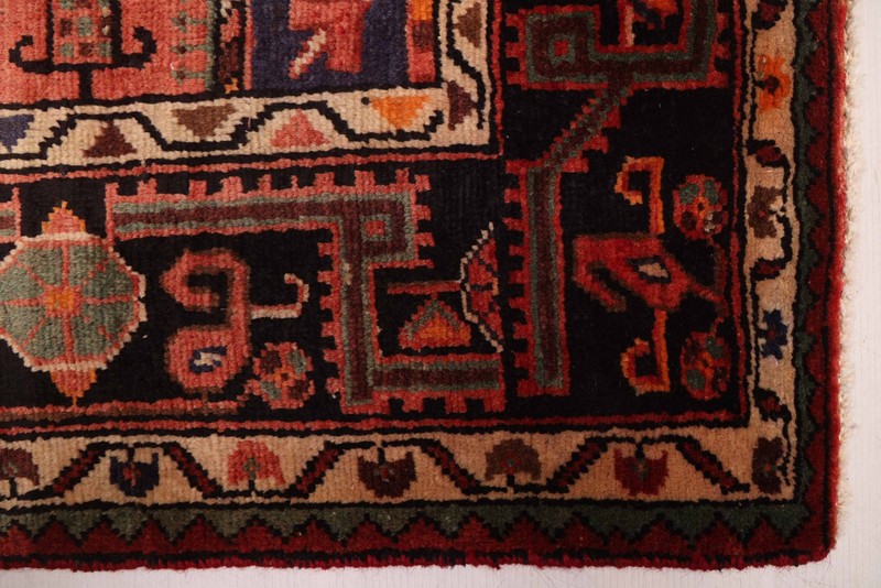 Vintage Hand-Knotted Area Rug 4'9" x 8'6" Traditional Oriental Wool Carpet gallery