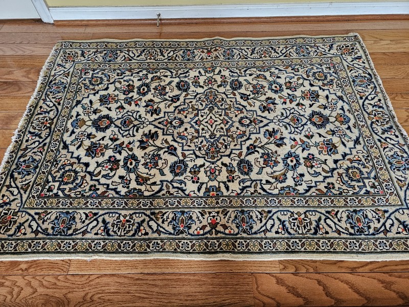 3.3 x 4.7 VINTAGE FINE USHAK RUG CAUCASIAN ANTIQUE SERAPI HERIZ KAZAK gallery