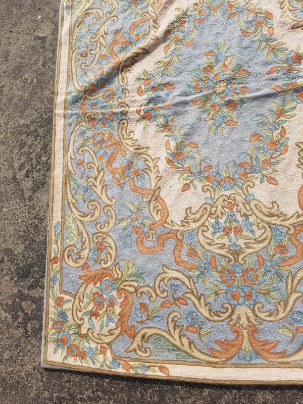 Vintage Hand Woven Traditional Kashmiri Multicolor Kilim Rug Carpet 166x120 cm gallery