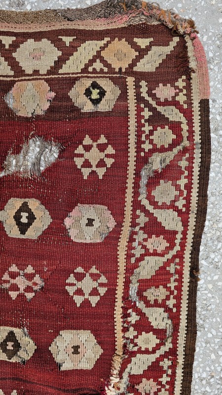 Hand knotted rugs, 1800s Rugs, Antique Rug, rare finds, wool fragment kilim gallery