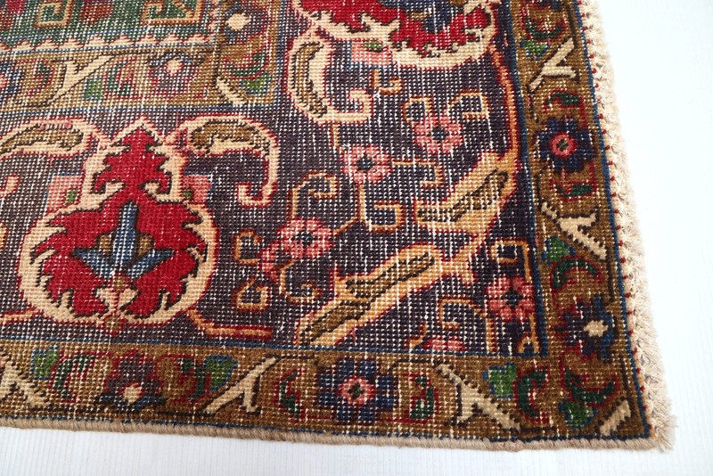 Vintage Hand-Knotted Area Rug 9'6" x 12'8" Traditional Oriental Wool Carpet gallery