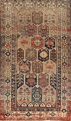 Antique Hand-made Rug Wool Mahal Tribal Traditional Living Room Carpet 5×9