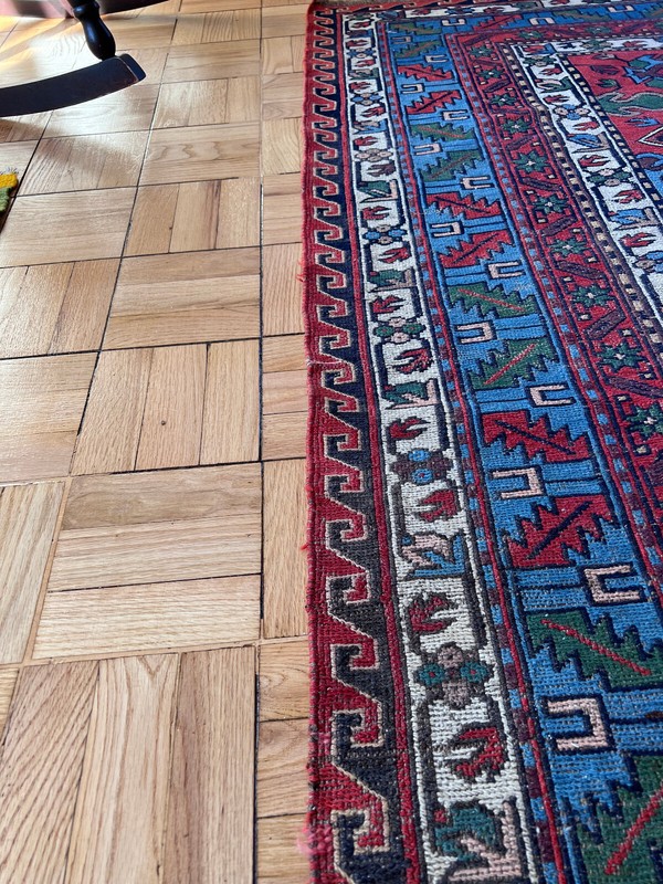 Exquisite Antique 1910 Caucasian Soumak Rug gallery