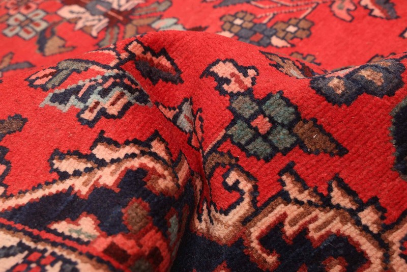 3'2" x 10'3" Vintage Hand-knotted Runner Rug Traditional Oriental Wool Carpet gallery