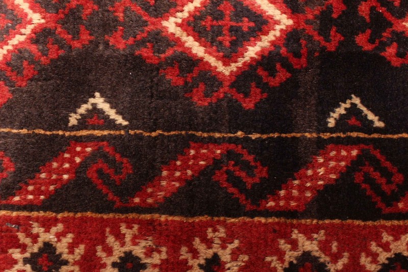 Vintage Hand-Knotted Area Rug 3'5" x 6'1" Traditional Oriental Wool Carpet gallery
