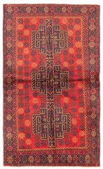 Vintage 3’5″ x 6’4″ Traditional Hand Knotted Vegetable Dye Wool Area Rug