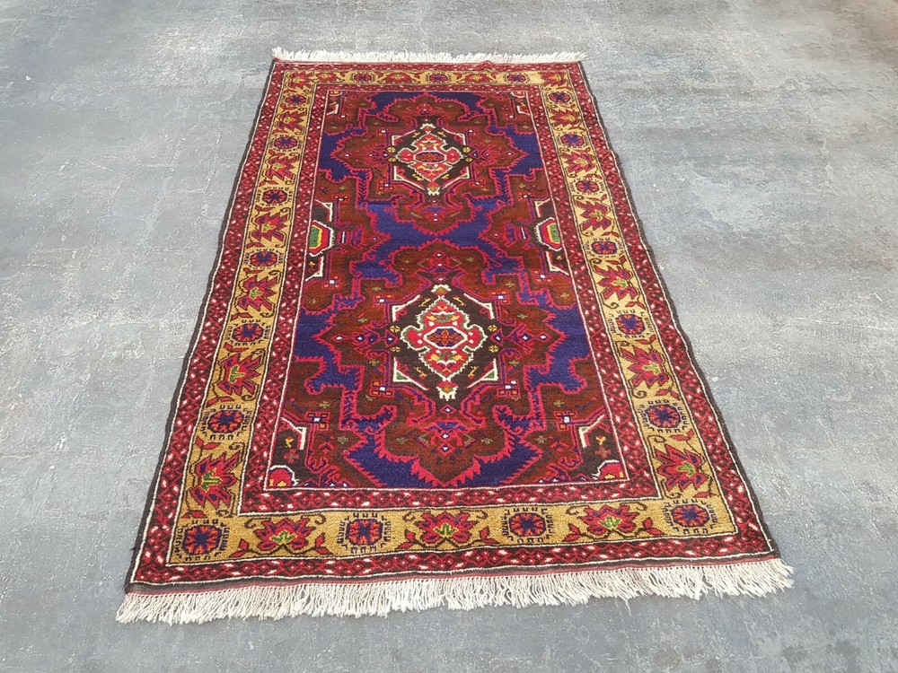 6'7×3'11 ft Vintage Afghan Baloch Rug Nomadic/Oriental Tribal thaimani Rug best