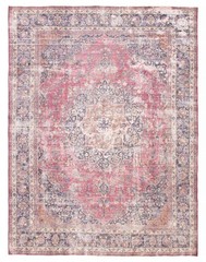 Vintage Traditional Hand-Knotted Area Rug 9’6″ x 11’10” Oriental Wool Carpet