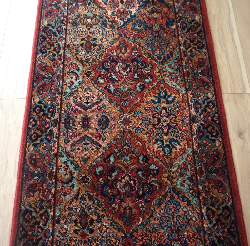 KARASTAN RUG RUNNER MULTICOLOR PANEL KIRMAN #700/717 2'6"x12' gallery