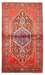 Traditional Vintage Hand-Knotted Area Rug 4’6″ x 7’9″ Oriental Wool Carpet