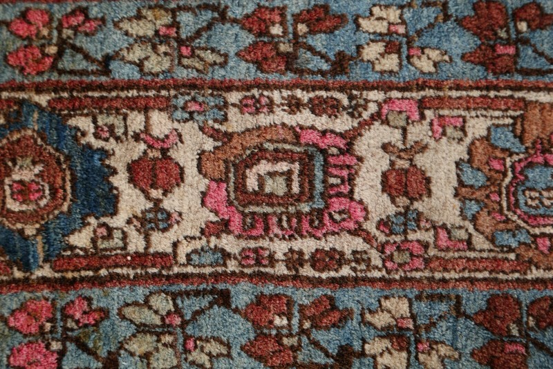 Collectible Geometric Bidjar Antique Hand-Knotted Oriental Area Rug 7x11 RUST gallery