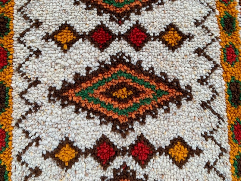 Vintage Mid-Century Scandinavian: Long-Pile Rya Shags, Traditional Rug (2x4 ft.) gallery