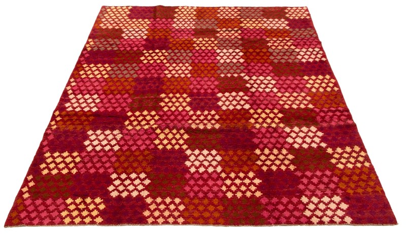 Traditional Vintage Hand-Knotted Area Rug 6'8" x 9'0" Oriental Wool Carpet gallery