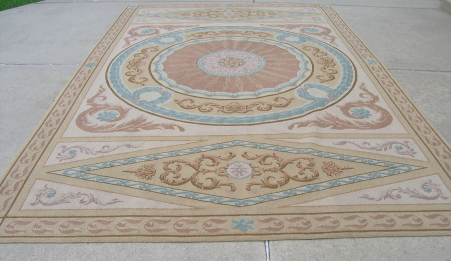 Vintage Hokanson Custom Made Rug Carpet Traditional Hollywood Regency 9x14 ft gallery