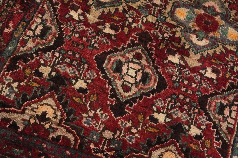 Vintage Tribal Traditional Handmade Geometric 10 ft Nomad Runner Wool Rug 3x10 gallery