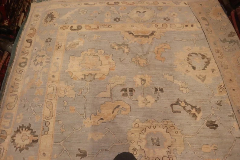 235 X 300 CM Stunning Natural Vegetable Dye Contemporary Oushak Turkoman Carpet gallery