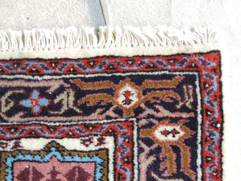2x3ft. Handmade Ardebil Caucasian Wool Rug gallery