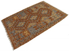 120×80 CM Autentio kilim originale fatto a mano Stile classico – Facile da pulir