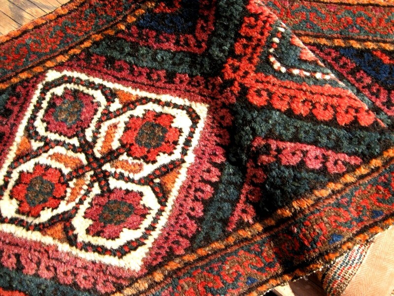 AMAZING ANTIQUE 1900 TURKOMAN TORBA GREAT COLORS gallery