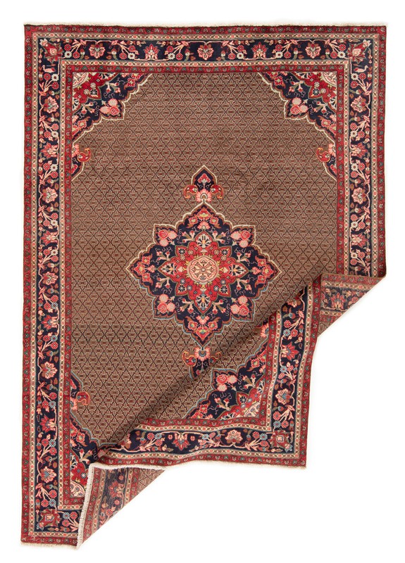 Koliai 285x200 cm Hand Knotted Oriental Rug Carpet Brown Nomadic gallery