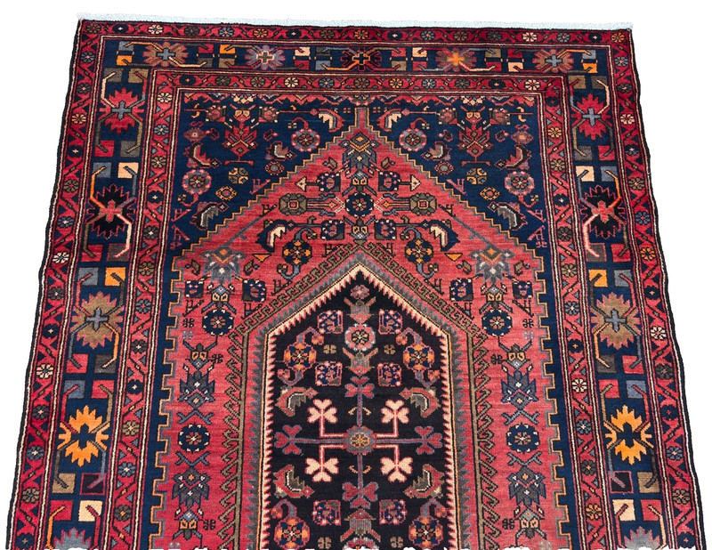 Vintage Antique 5x7 Zanjan Tribal Hand Knotted Wool Rug Oriental Red Boho Carpet gallery