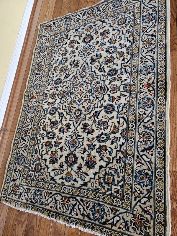 3.3 x 4.7 VINTAGE FINE USHAK RUG CAUCASIAN ANTIQUE SERAPI HERIZ KAZAK gallery