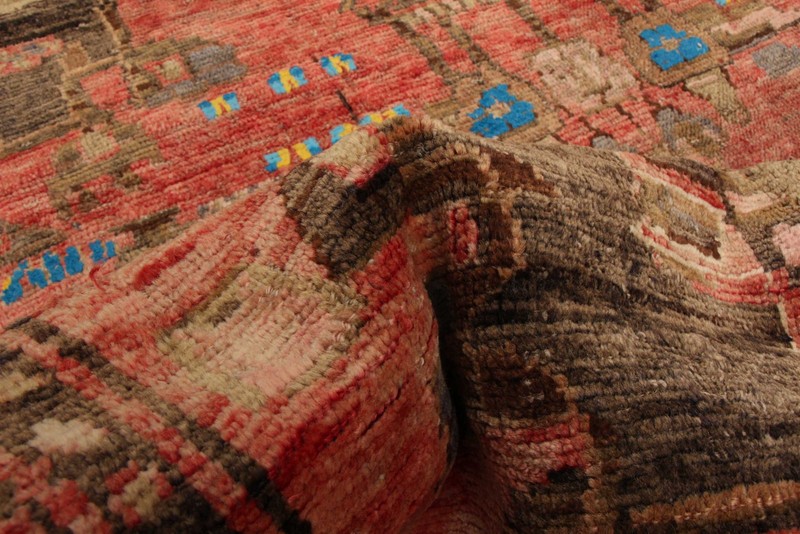 Vintage 4'2" x 6'11" Traditional Hand Knotted Vegetable Dye Wool Area Rug gallery