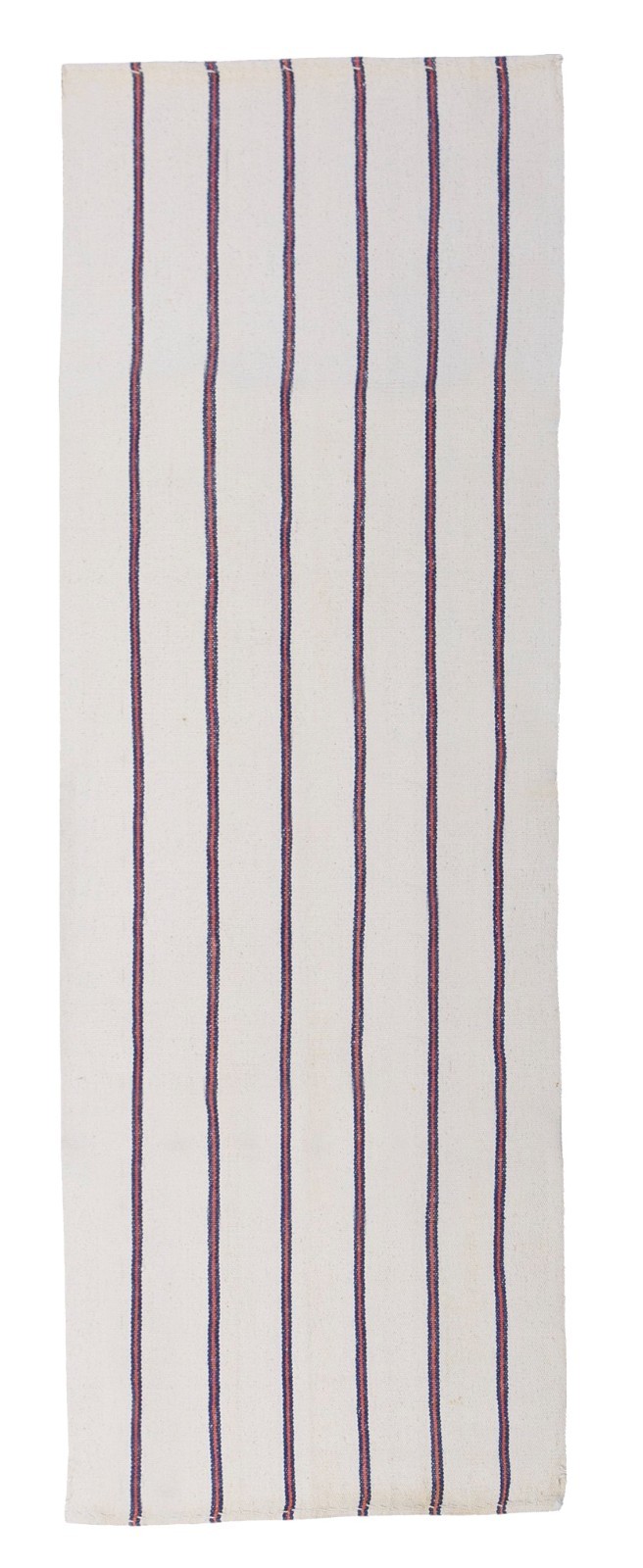 Handwoven Vintage Striped Cotton Kilim Runner, 80x205 cm / 2'7" x 6'9" gallery