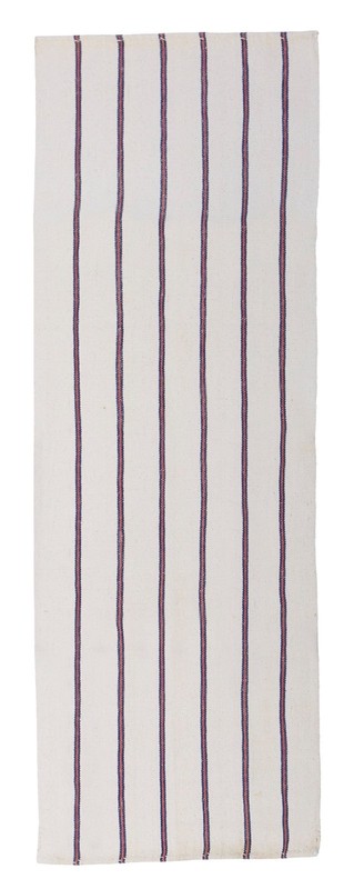 Handwoven Vintage Striped Cotton Kilim Runner, 80x205 cm / 2'7" x 6'9" gallery