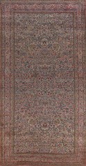 Antique Vegetable Dye Kirman Traditional Hand-made Rug Living Room Carpet 9×18