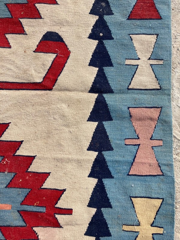 Vintage Traditional Handmade Beautiful Turkish Kilim Floor Rug Carpet 170x113 cm gallery