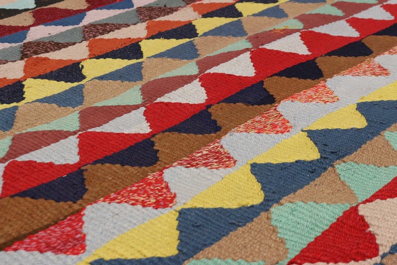 Vintage 4'11" x 9'8" Traditional Wool Hand Woven Oriental Area Rug gallery