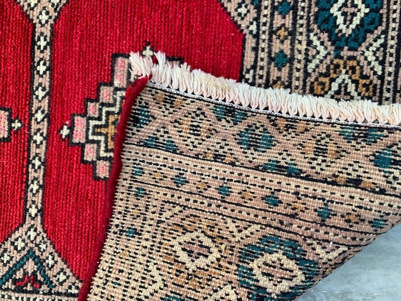 Traditional Afghan Rug: Hand-Knotted Wool, Oriental Area Carpet 2x3 ft gallery
