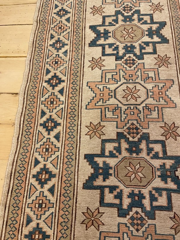 11' 11" x 2' 9" Silk Turkish Anatolian Runner 143" x 33" Hand Loomed Spotless gallery