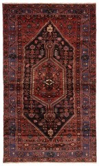Traditional Vintage Hand-Knotted Area Rug 4’1″ x 7’1″ Oriental Wool Carpet
